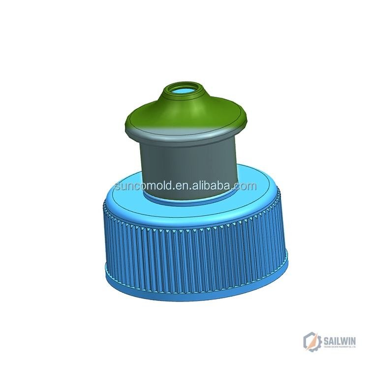 16-cavity sports cap mold core half on assembly bench with blue floor Sailwin