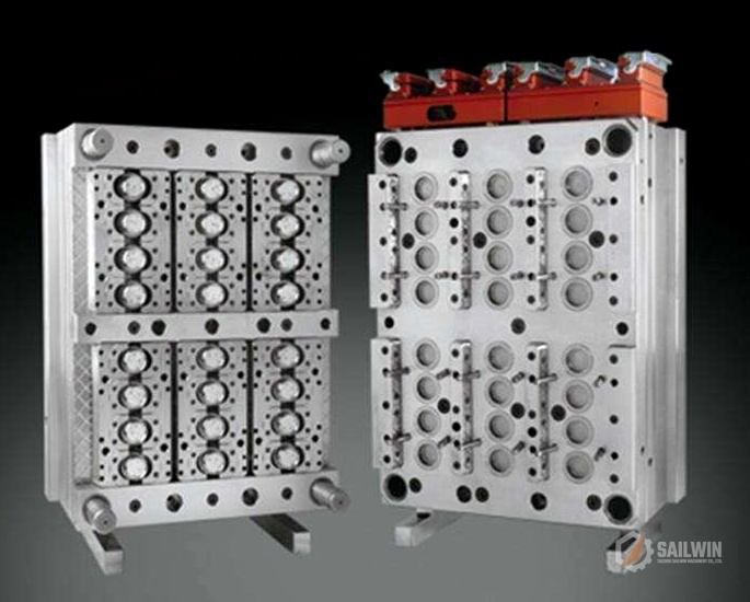 32-cavity balanced hot runner bottle cap injection mold with pneumatic valve gate system Sailwin