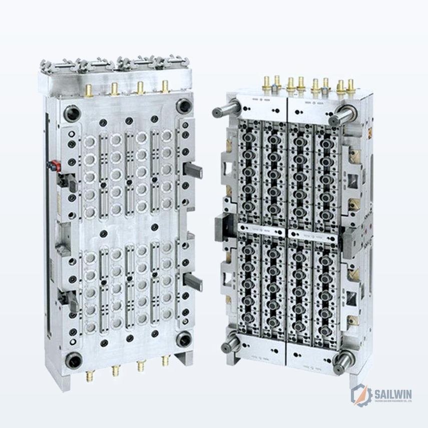 48-cavity high-speed mineral water bottle cap injection mold core and cavity plates Sailwin