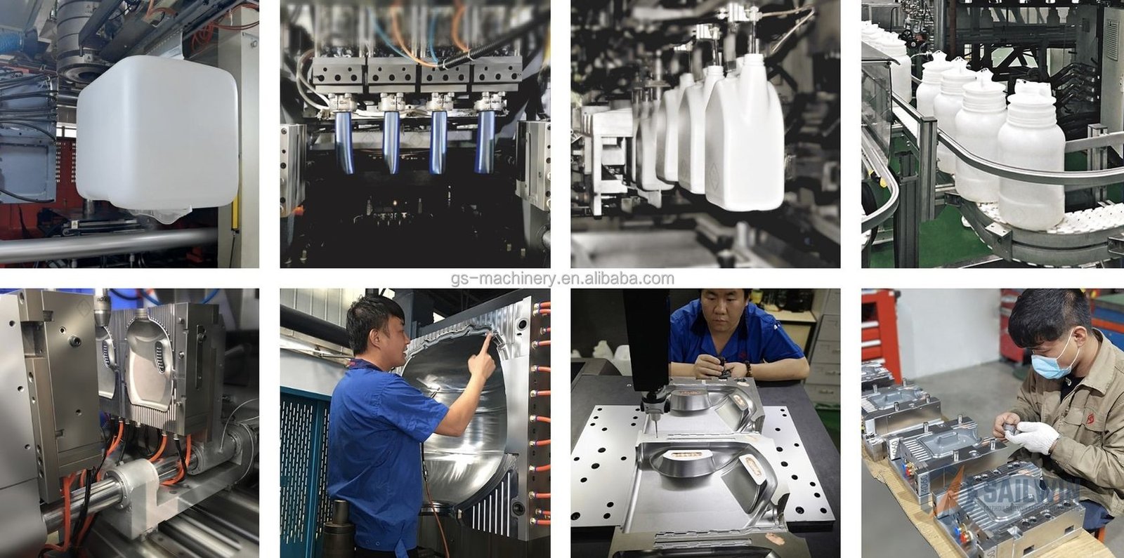 Comprehensive extrusion blow molded HDPE PP container applications Sailwin