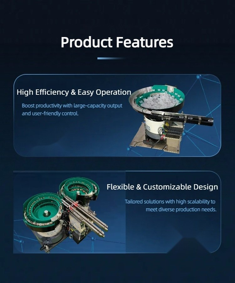 Dual vibratory cap feeder bowls with digital frequency controllers for 5-gallon cap machine Sailwin