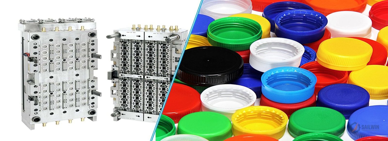 High-Speed Mineral Water Bottle Cap Injection Mold 24 to 72 Cavity Sailwin