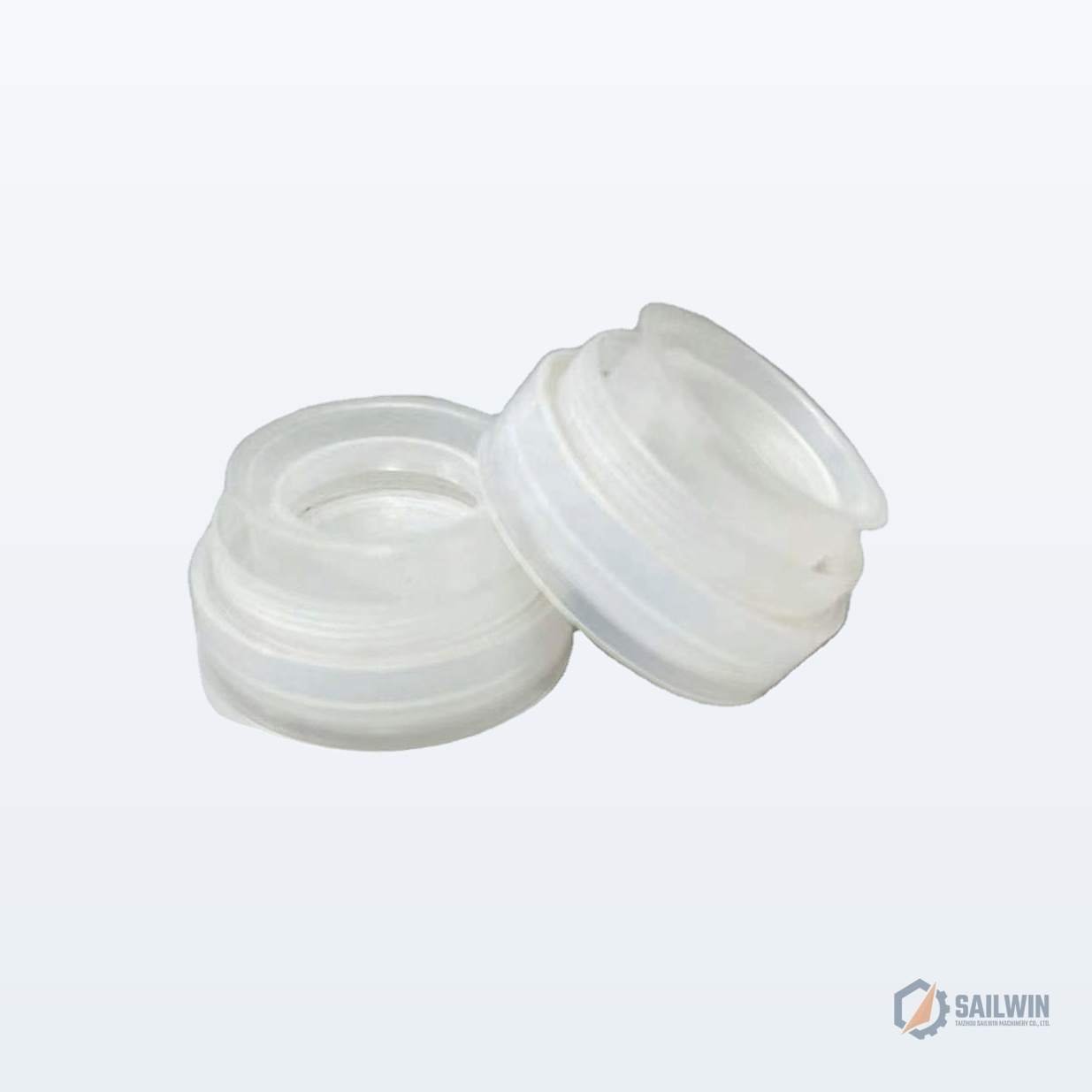 Inverted plug edible oil telescopic spout caps with leak-proof seal flange Sailwin
