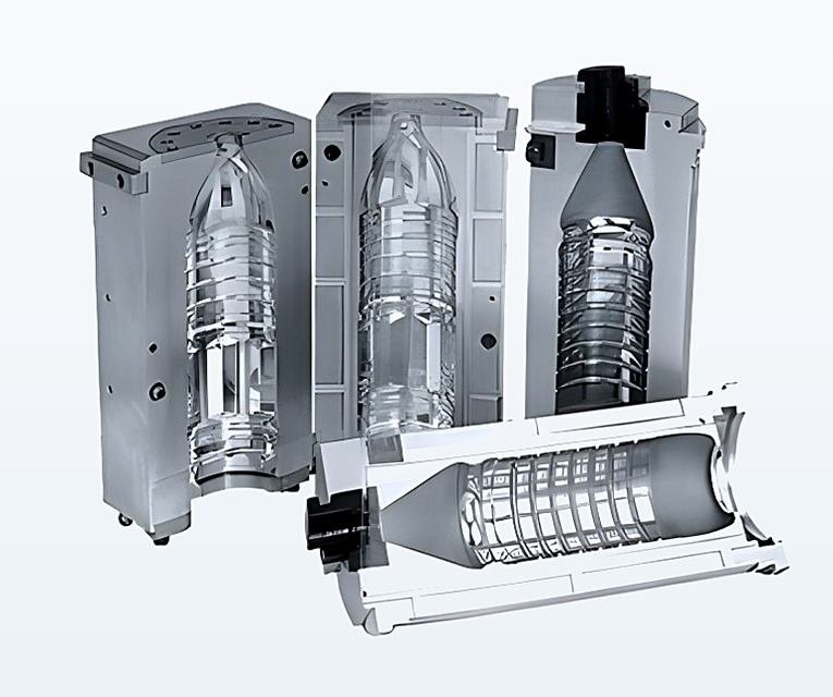 Precision engineered PET bottle blow mold cavity and base insert structure at Sailwin
