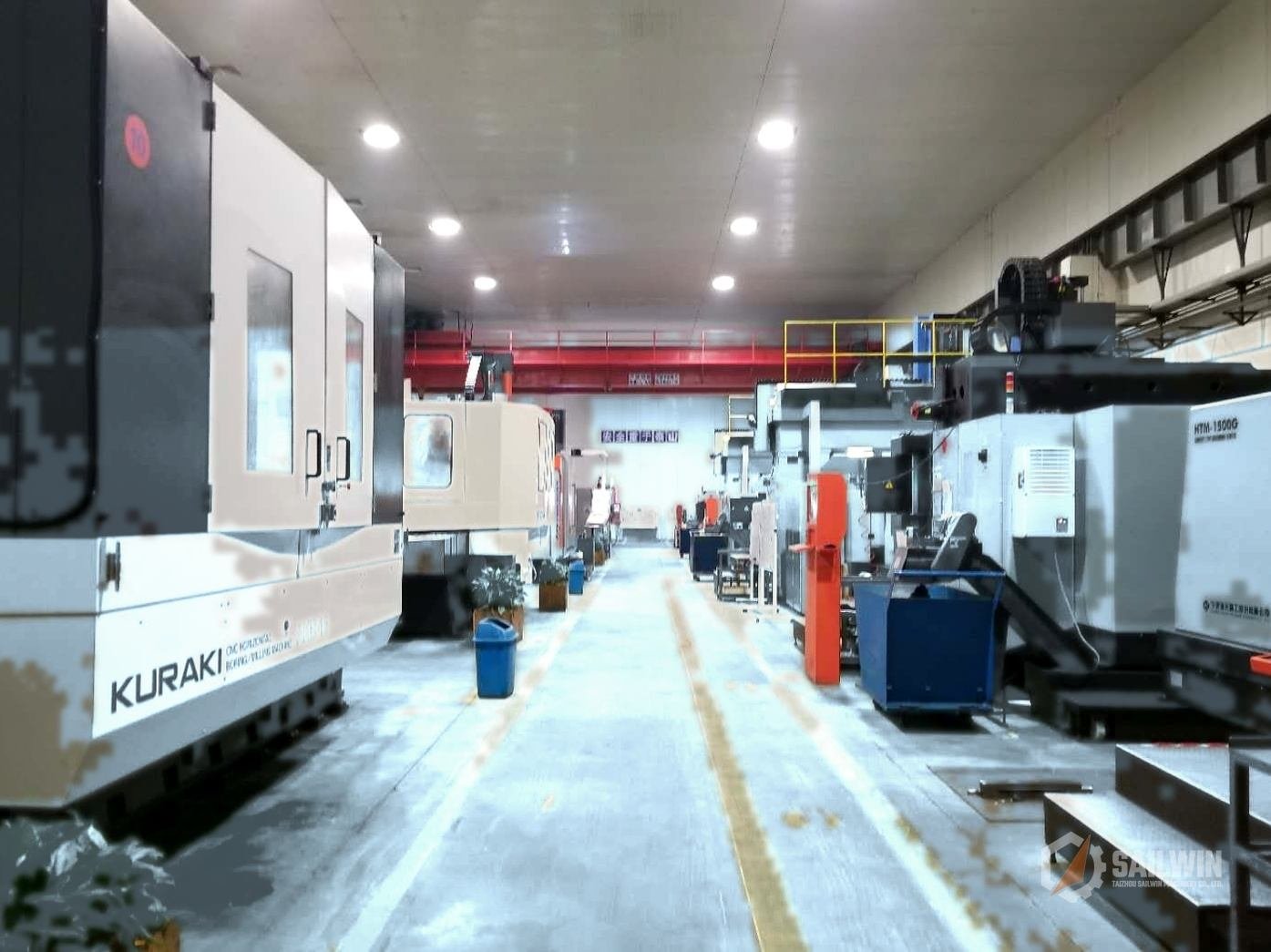 Sailwin CNC horizontal boring and milling centers workshop