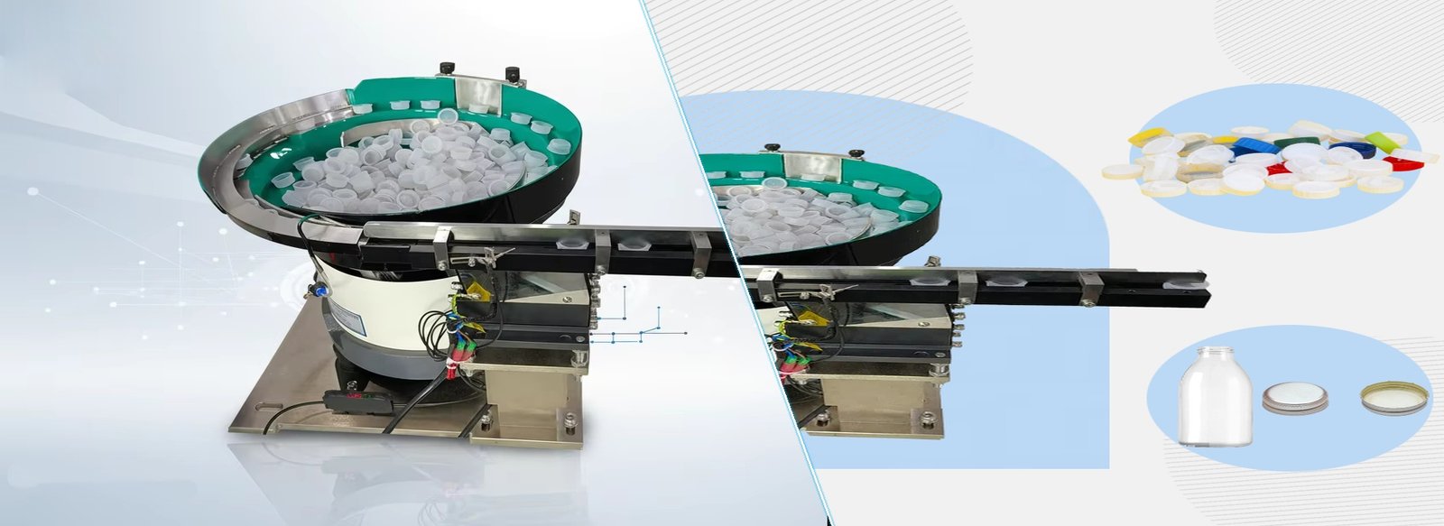 Turnkey Plastic Cap Downstream Automation & Feeding Machinery Sailwin